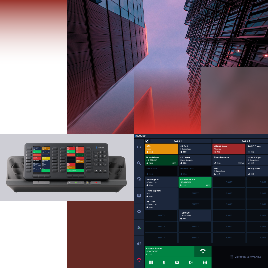 Symphony Voice UI of Cloud9 and CloudHub turret hardware